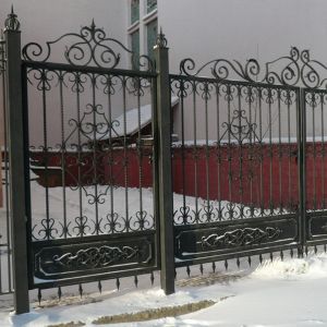 Кованый забор, ограда - 18