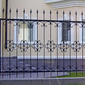 Кованый забор, ограда - 29