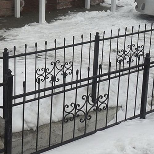 Кованый забор, ограда - 36
