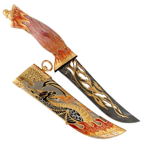 Нож украшенный «Пламя дракона» Н5