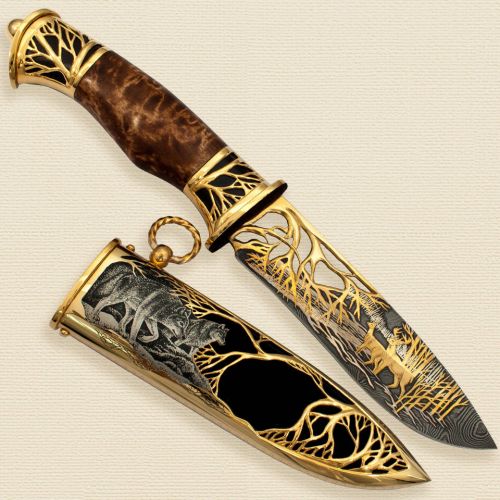 Нож украшенный «Охота» Н6