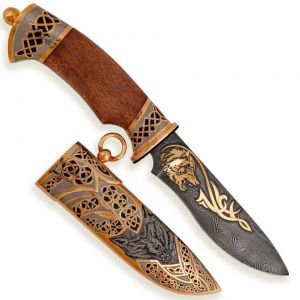 Нож украшенный «Хищники» Н29