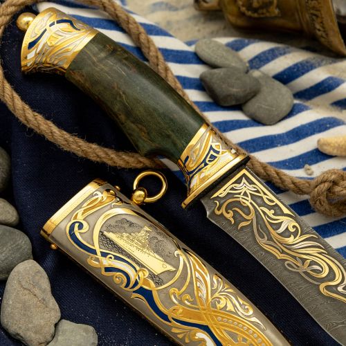 Нож украшенный «Петр Великий» Н6
