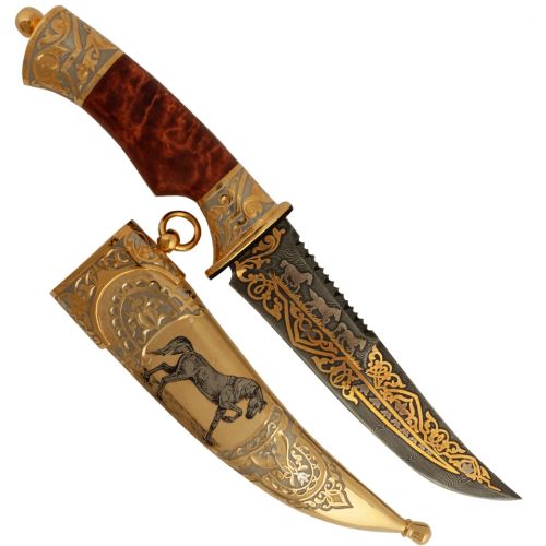 Нож украшенный «Арабский скакун» Н69