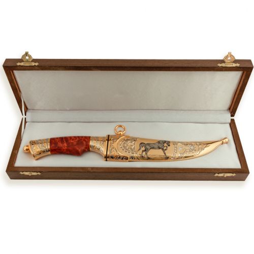 Нож украшенный «Арабский скакун» Н69