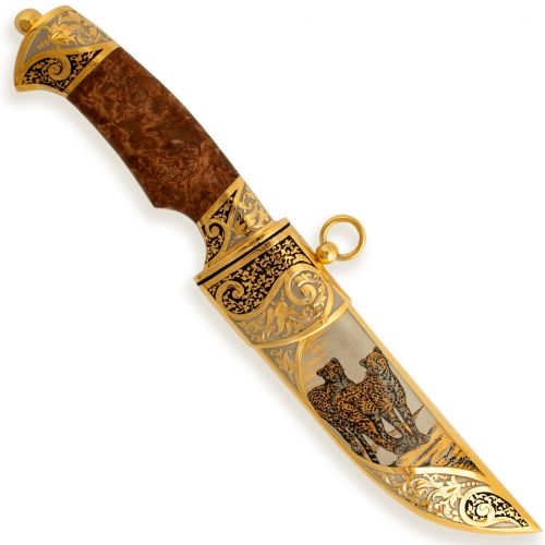 Нож украшенный «Гонки по саванне» Н5