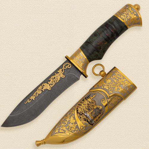 Нож украшенный «Волк» Н6