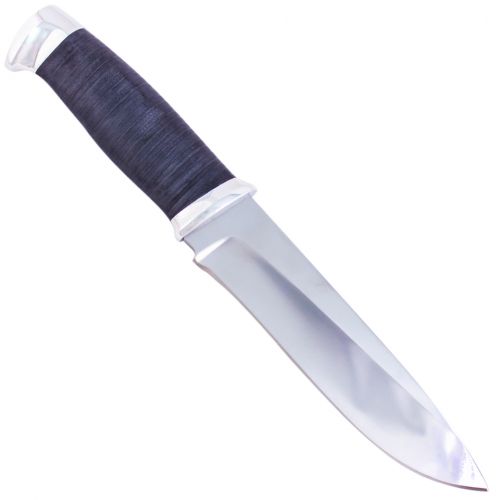 Нож охотничий, туристический «Рыцарь» Н1, сталь ЭИ-107, рукоять: дюраль, кожа