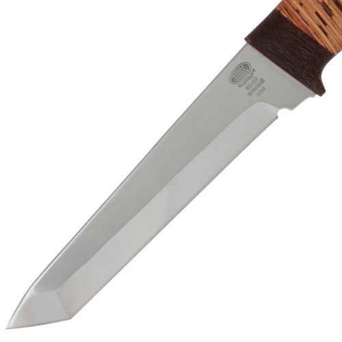 Нож охотничий, туристический «Телохранитель» Н10, сталь ЭИ-107, рукоять: текстолит, береста наборная