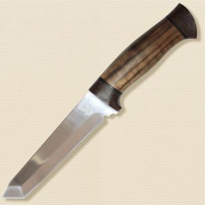 Нож «Телохранитель» Н10, сталь ЭИ-107, рукоять: текстолит, орех