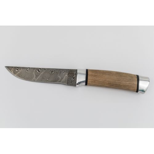 Нож охотничий, туристический «Тифлис» Н14, сталь 65Г-Х12МФ1, рукоять: дюраль, орех