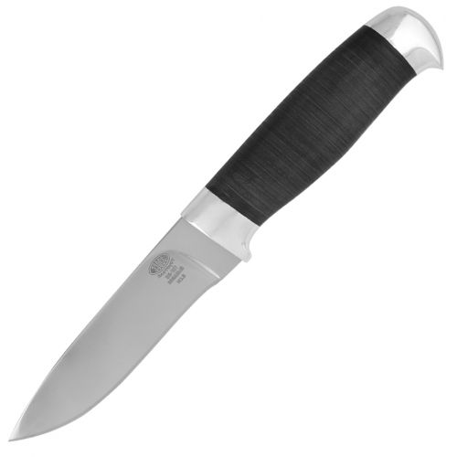 Нож охотничий, туристический «Царевич» Н15, сталь ЭИ-107, рукоять: дюраль, кожа наборная