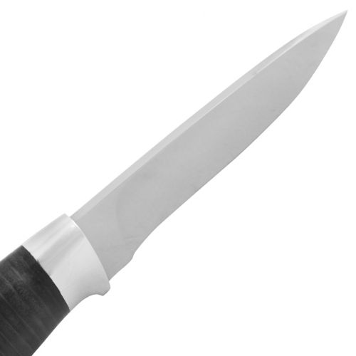 Нож охотничий, туристический «Царевич» Н15, сталь ЭИ-107, рукоять: дюраль, кожа наборная