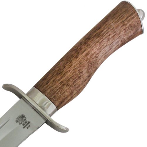 Нож охотничий, туристический «Пограничник» Н19, сталь ЭИ-107, рукоять: никель, орех