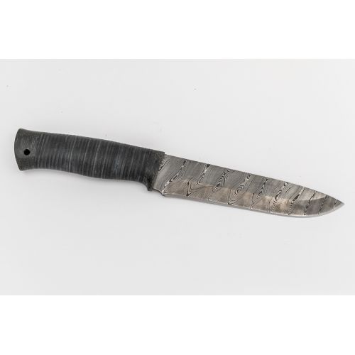 Нож охотничий, туристический «Мичман» Н1Т, сталь 65Г-Х12МФ1, рукоять: текстолит, кожа