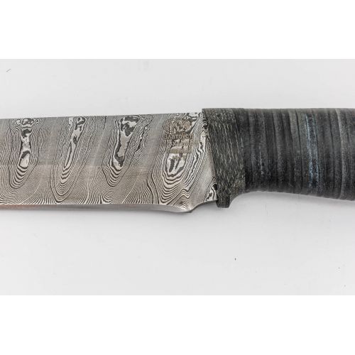 Нож охотничий, туристический «Мичман» Н1Т, сталь 65Г-Х12МФ1, рукоять: текстолит, кожа