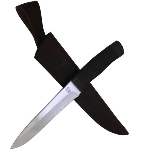 Нож охотничий, туристический «Мичман» Н1Т, сталь ЭИ-107, рукоять: текстолит, микропора