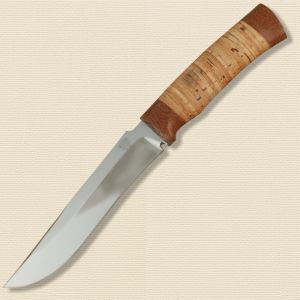 Нож охотничий, туристический «Турецкий» Н2, сталь ЭИ-107, рукоять: текстолит, береста наборная