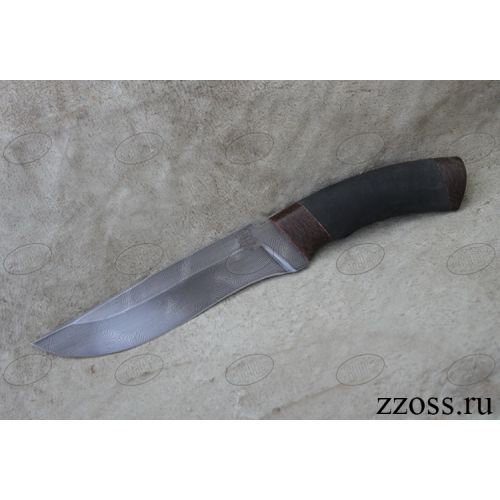 Нож охотничий, туристический «Турецкий» Н2, сталь черный дамаск (У10А-7ХНМ), рукоять: текстолит, микропора