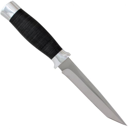 Нож охотничий, туристический «Командор» Н20, сталь ЭИ-107, рукоять: дюраль, кожа