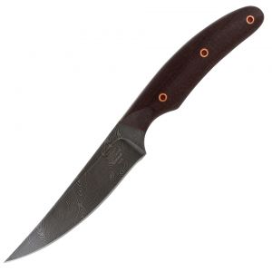Нож «Виконт» Н25, сталь черный дамаск (У10А-7ХНМ), рукоять: текстолит