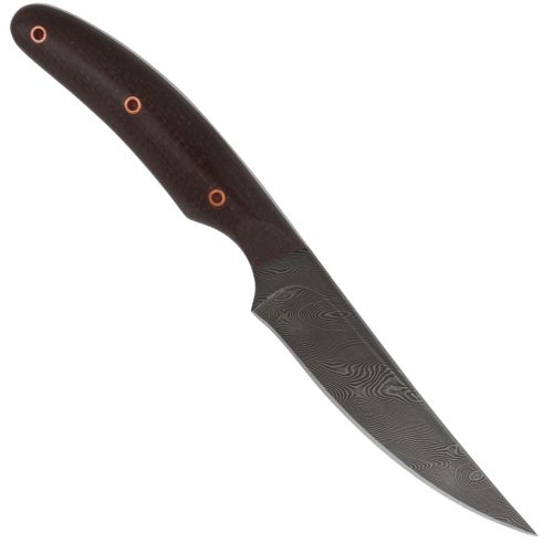 Нож охотничий, туристический «Виконт» Н25, сталь черный дамаск (У10А-7ХНМ), рукоять: текстолит