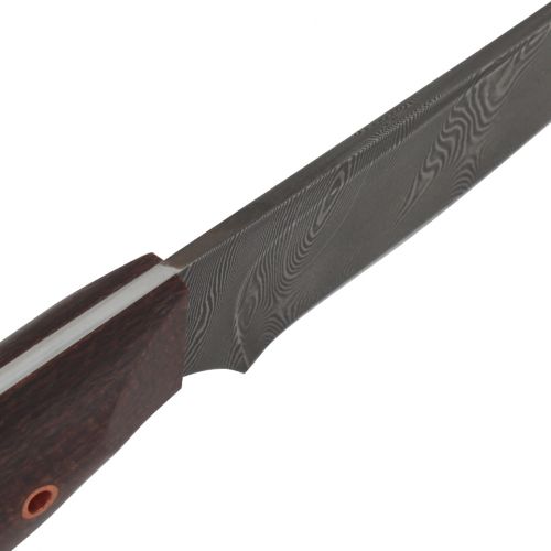 Нож охотничий, туристический «Виконт» Н25, сталь черный дамаск (У10А-7ХНМ), рукоять: текстолит