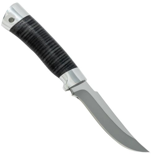 Нож «Башкорт» Н27, сталь 95х18, рукоять: дюраль, кожа