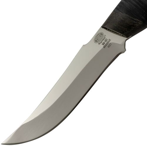 Нож разделочный, шкуросъёмный «Башкорт» Н27, сталь ЭИ-107, рукоять: текстолит, кожа