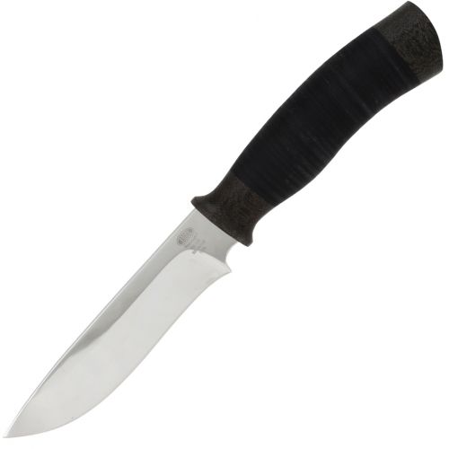 Нож разделочный, шкуросъёмный «Идальго» Н29, сталь ЭИ-107, рукоять: текстолит, кожа
