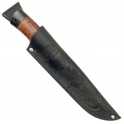 Нож разделочный, шкуросъёмный «Идальго» Н29, сталь ЭИ-107, рукоять: текстолит, орех
