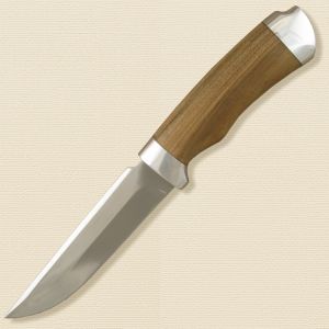 Нож разделочный, шкуросъёмный «Гумбольт» Н3, сталь ЭИ-107, рукоять: дюраль, орех