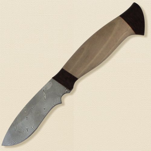 Нож туристический «Русич» Н31, сталь контрастный дамаск (65Г-Х12МФ1), рукоять: текстолит, орех
