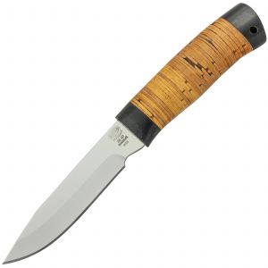 Нож «Робинзон» Н33, сталь ЭИ-107, текстолит, береста