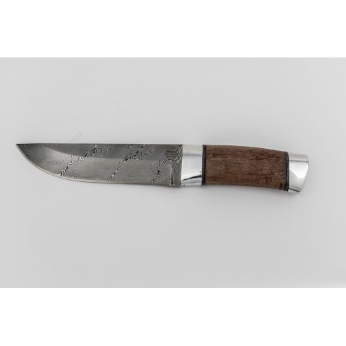 Нож охотничий, туристический «Алтай» Н4, сталь 65Г-Х12МФ1, рукоять: дюраль, орех