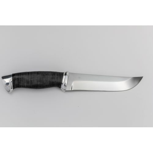 Нож охотничий, туристический «Лесник» Н5, сталь 95Х18, рукоять: дюраль, кожа