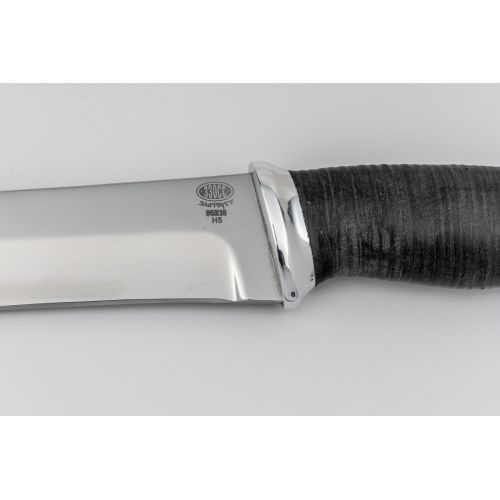 Нож охотничий, туристический «Лесник» Н5, сталь 95Х18, рукоять: дюраль, кожа