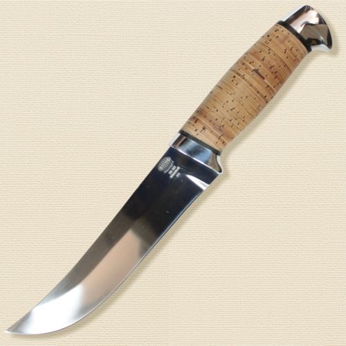 Нож охотничий, туристический «Лесник» Н5, сталь ЭИ-107, рукоять: дюраль, береста наборная