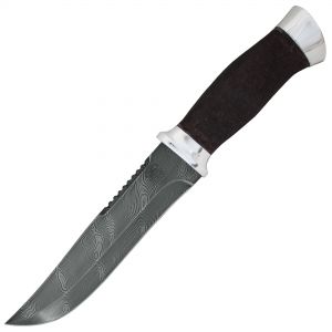 Нож «Корсар» Н56, сталь черный дамаск (У10А-7ХНМ), рукоять: дюраль, микропора