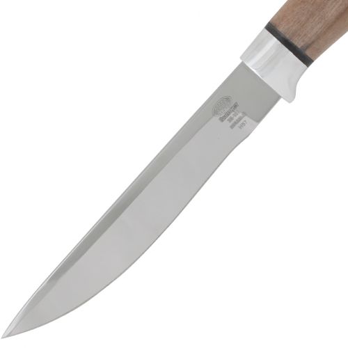 Нож охотничий, туристический «Змеелов» Н57, сталь ЭИ-107, рукоять: дюраль, орех