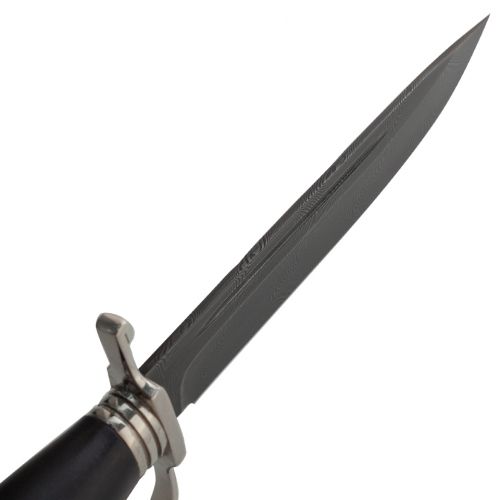 Нож охотничий, туристический «Разведчик» Н58С, сталь У10А-7ХНМ, рукоять: никель, граб