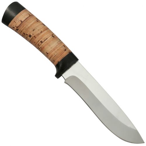 Нож охотничий, туристический «Александр II» Н6, сталь ЭИ-107, рукоять: текстолит, береста