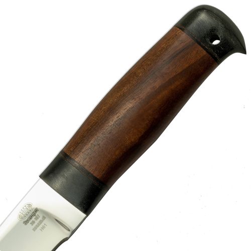 Нож охотничий, туристический «Следопыт» Н61, сталь ЭИ-107, рукоять:  текстолит, орех