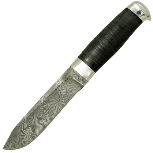 Нож охотничий, туристический «Следопыт» Н61, сталь У10А-7ХНМ, рукоять:  дюраль, кожа