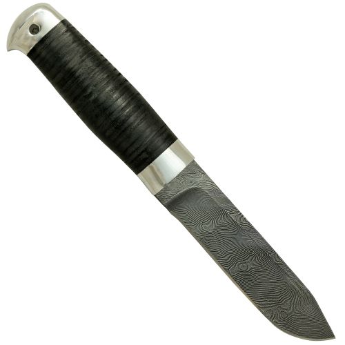 Нож охотничий, туристический «Следопыт» Н61, сталь У10А-7ХНМ, рукоять:  дюраль, кожа