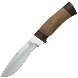 Нож охотничий, туристический «Таёжник» Н63, сталь ЭИ-107, рукоять: текстолит, орех