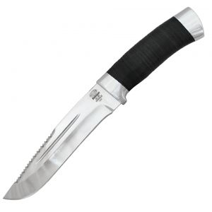 Нож «Каскадёр» Н64, сталь: ЭИ-107, рукоять: кожа, дюраль