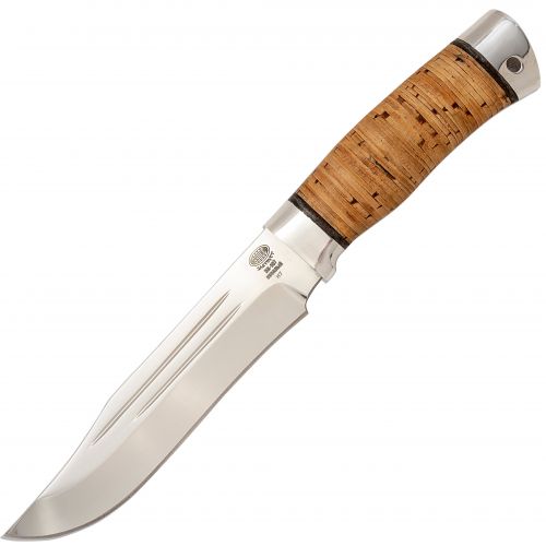 Нож охотничий, туристический «Спасатель» Н7, сталь ЭИ-107, рукоять: дюраль, береста наборная