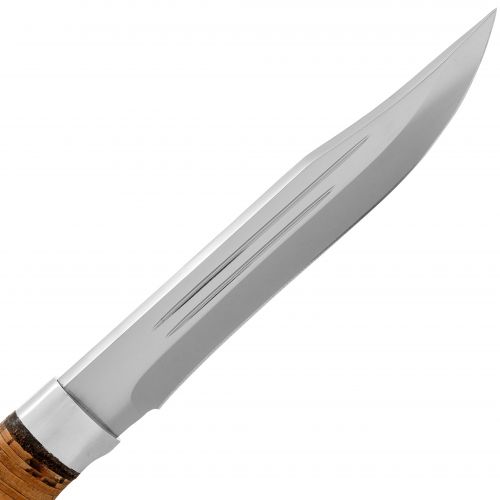 Нож охотничий, туристический «Спасатель» Н7, сталь ЭИ-107, рукоять: дюраль, береста наборная