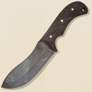 Нож «Ковбой» Н70, сталь черный дамаск (У10А-7ХНМ), рукоять: орех